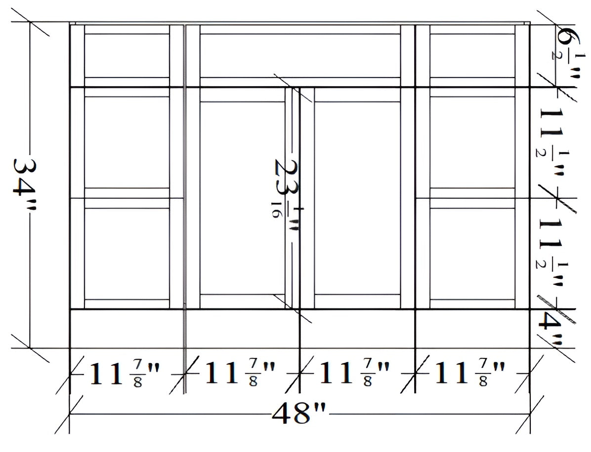 48" BATHROOM VANITY CRU48