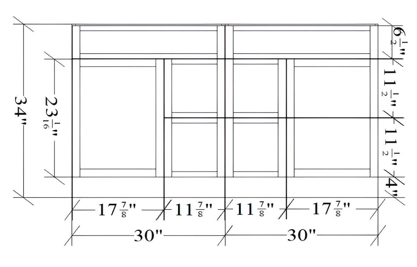 60" BATHROOM VANITY CRU60-D
