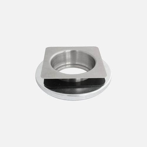 STAINLESS STEEL GARBURATOR DISPOSAL ADAPTER FOR 3 1/2" SQUARE DRAIN HOLE