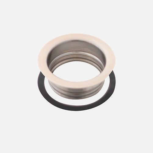 STAINLESS STEEL SINK FLAGE FOR ROUND DRAIN HOLE FOR GARBURATOR DISPOSAL