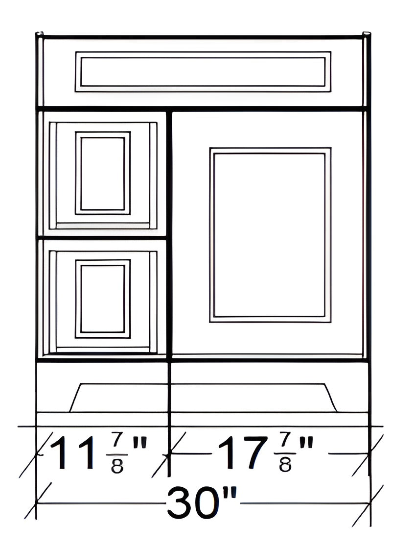 30" BATHROOM VANITY VSD30