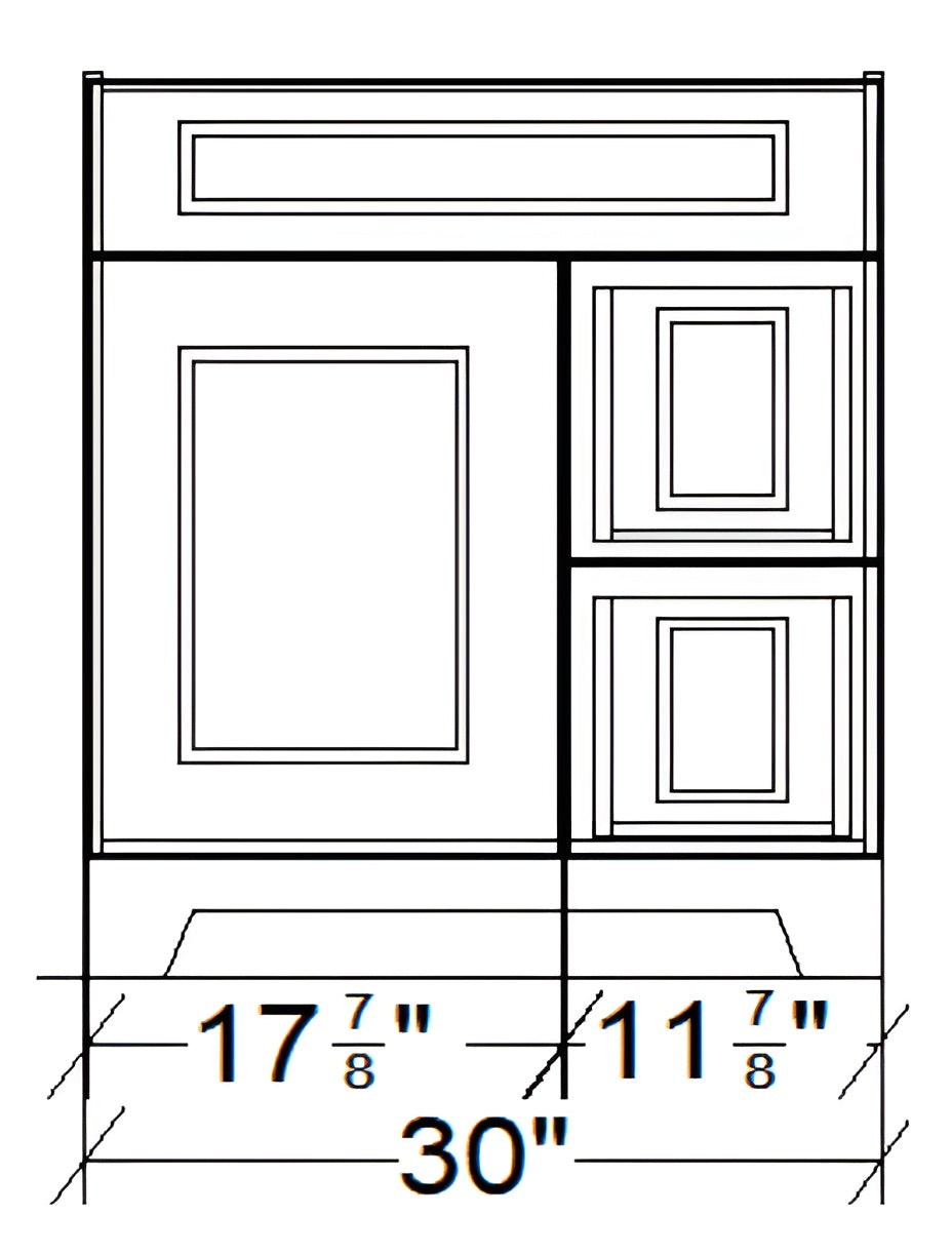 30" BATHROOM VANITY VSD30