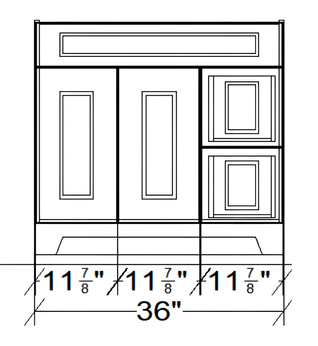 36" BATHROOM VANITY VSD36