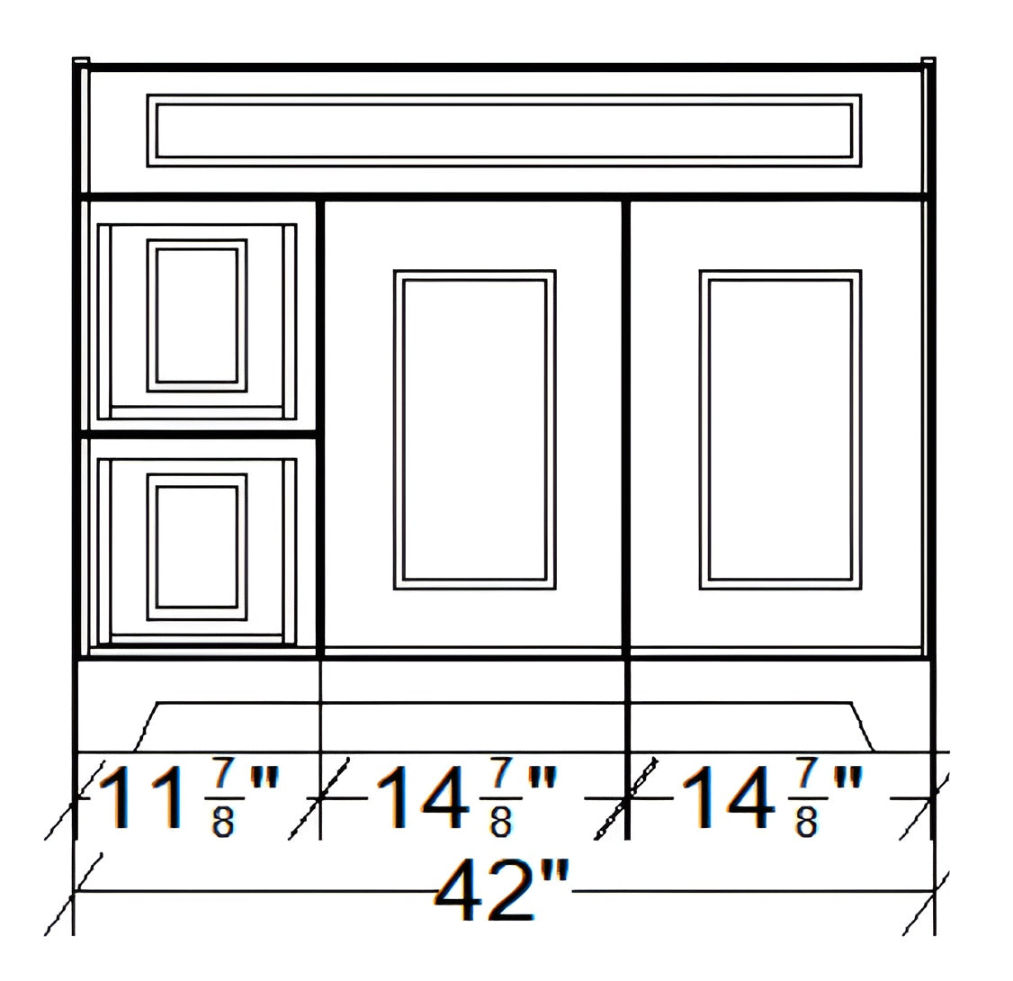 42" BATHROOM VANITY VSD42