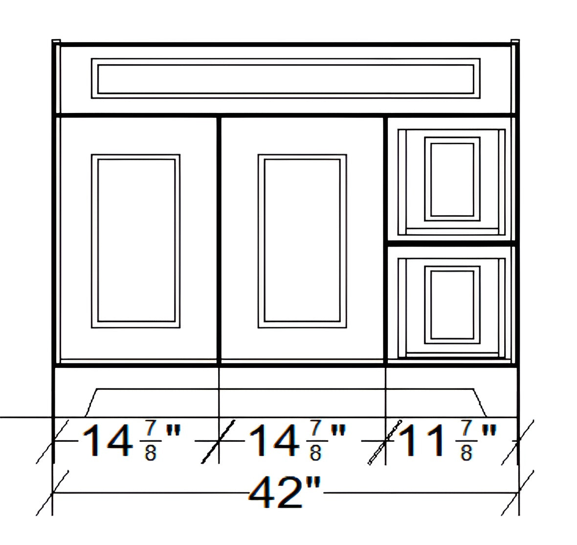 42" BATHROOM VANITY VSD42