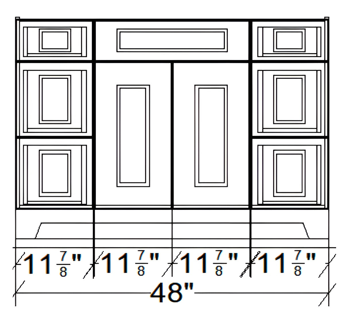 48" BATHROOM VANITY VSD48